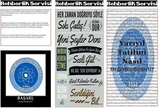  ara karne rehberlik bülteni ön sayfa